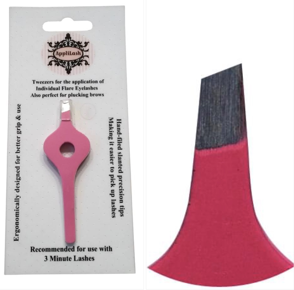 Tweezers - Pink - Ergonomic