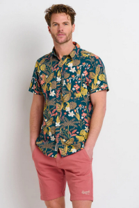 One Off Joblot of 6 Men's Brakeburn Botanical Jungle Shirt