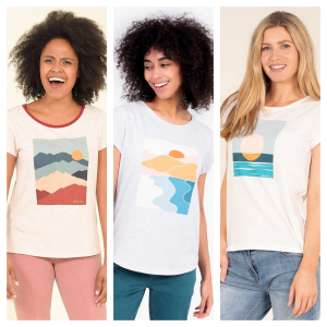 One Off Joblot of 11 Brakeburn Ladies Mixed Seaside, Sunset & Mountain T-Shirts