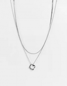Wholesale Joblot of 30 DesignB Multirow Necklace W/ Flat Chain & Circle Pendant