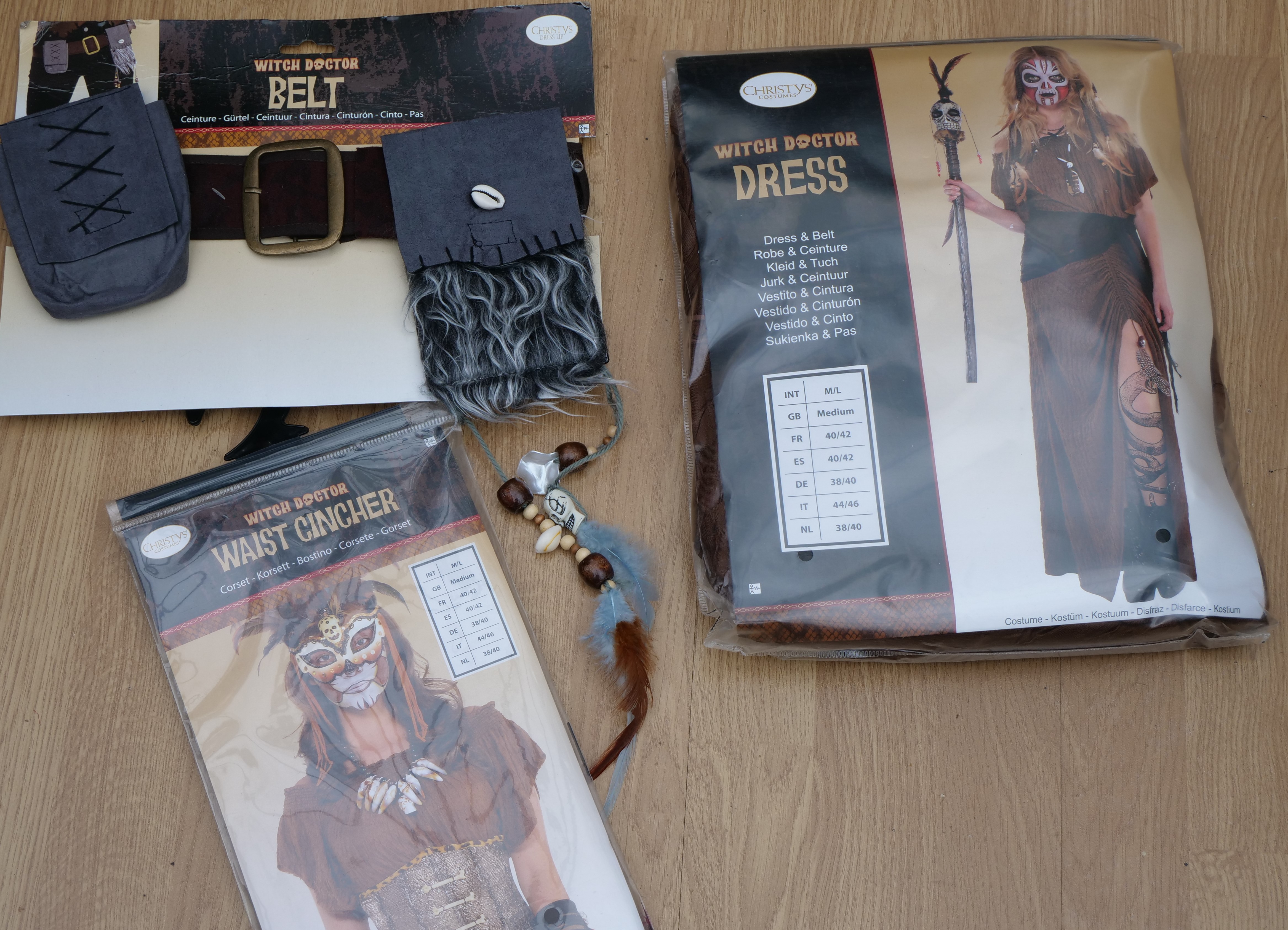 35 Witch Doctor Outfits and Accessories Anscan RRP £725.65