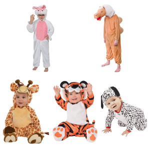 One Off Joblot of 10 Mixed Baby & Kid's Animal Fancy Dress Costumes
