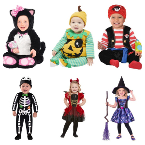 One Off Joblot of 20 Mixed Baby & Toddler Halloween Fancy Dress Costumes