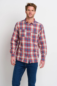 One Off Joblot of 5 Brakeburn Men's Long Sleeved Checked Shirt Size M