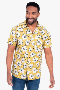 One Off Joblot of 6 Men's Brakeburn Flower Short Sleeve Shirt
