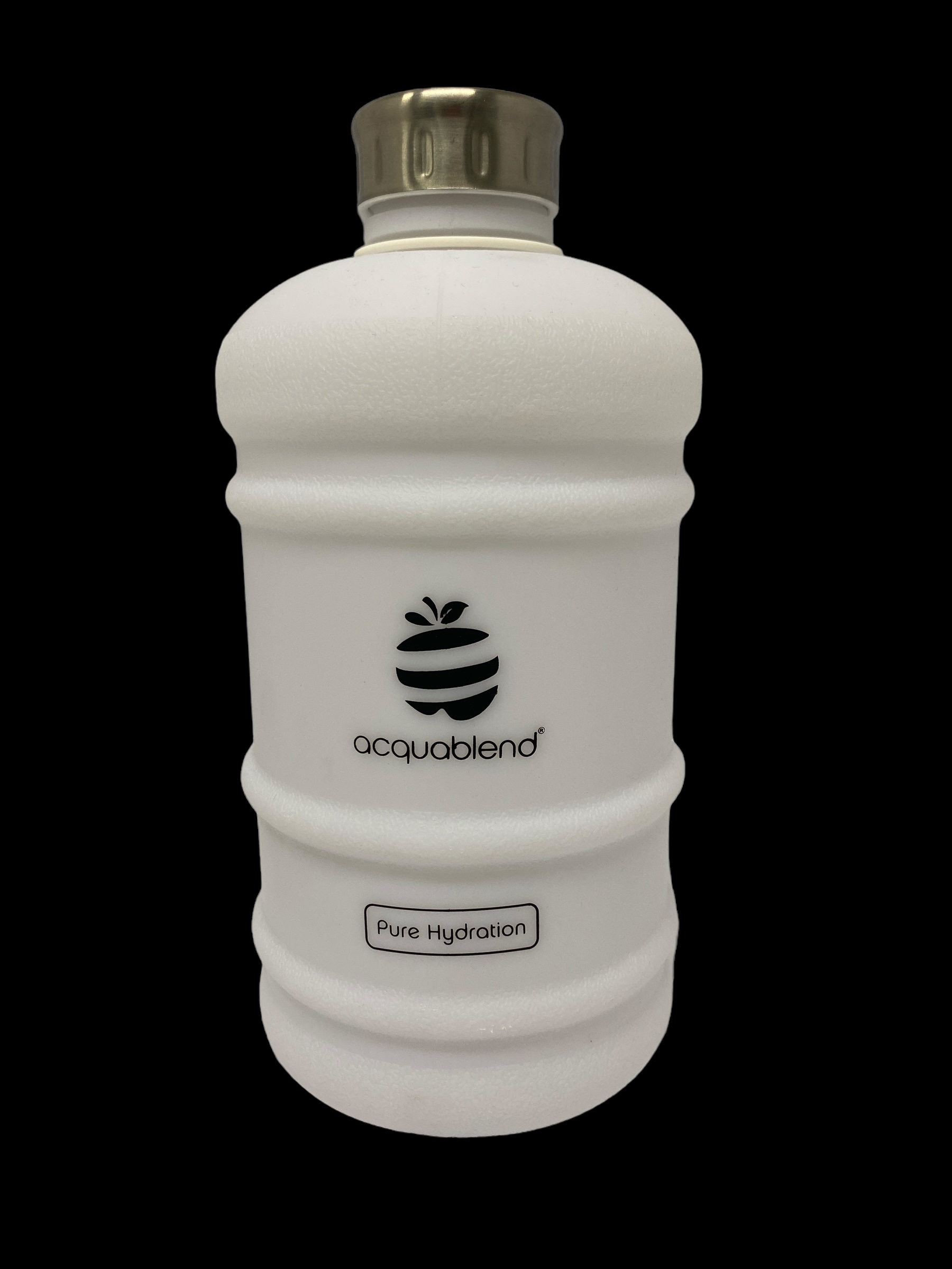 Gym Water Bottle Keg in White 2.2l x6 per carton