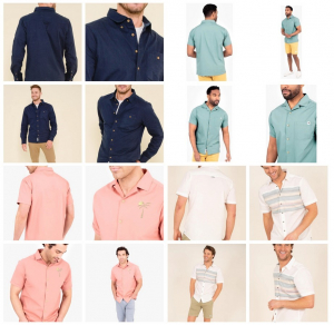 One Off Joblot of 17 Men's Brakeburn Shirts - Short & Long Sleeve 7 Styles