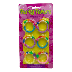 One Off Joblot of 188 Amscan Party Favours Bracelet Packs (6Pcs)