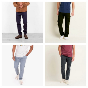 One Off Joblot of 5 Men's Brakeburn Mixed Trousers - Cargo, Chino, Etc.