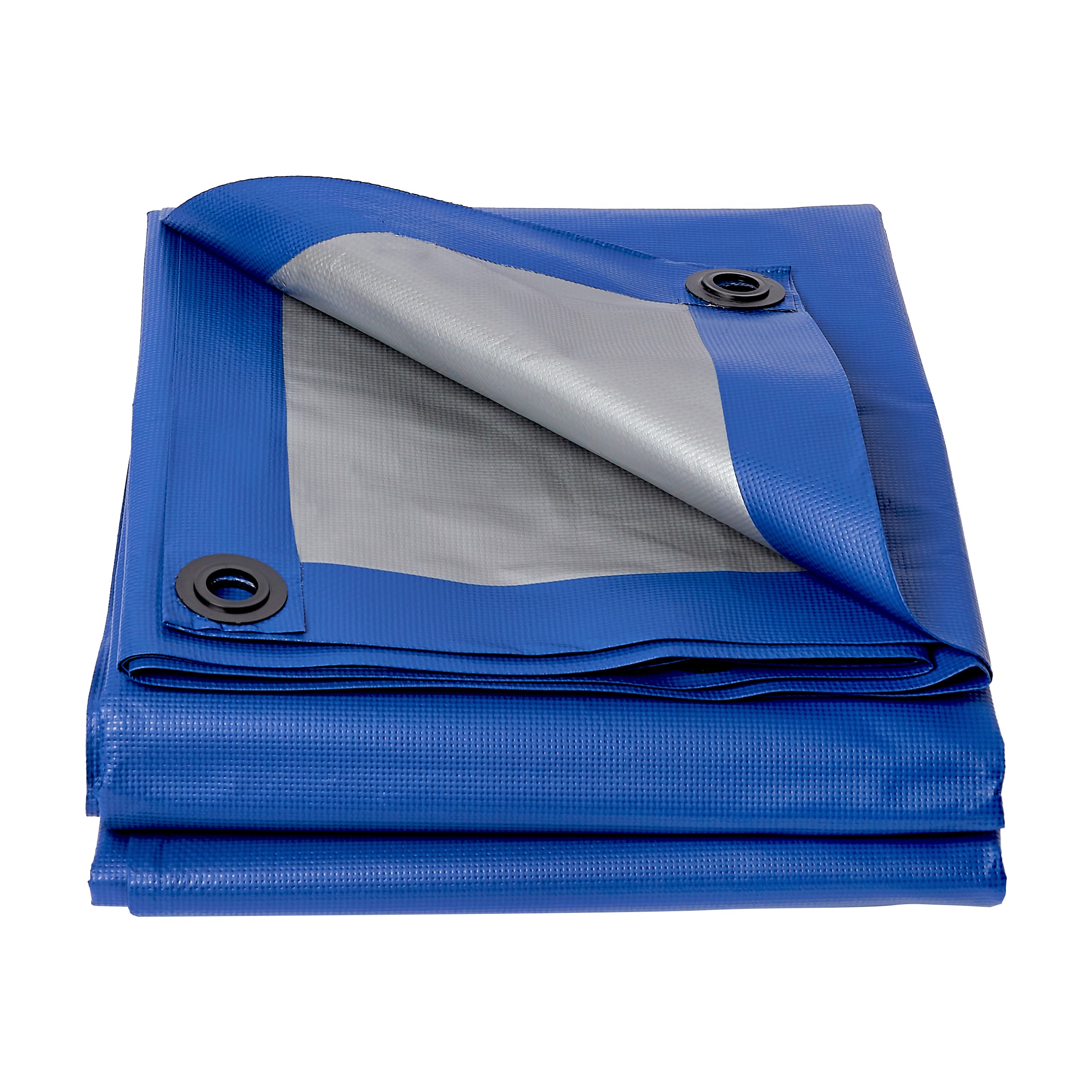 PALLET LOAD of Extremely Heavy Duty PP Blue Tarpaulin; 2m x 3m / 6.6ft x 9.8ft; Light, Thick, Woven 230GSM XPO; Elastomer Coating, Superior UV Resista
