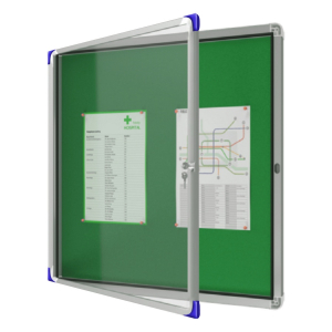 One Off Pallet of 20 Nobo Pacific Glazed Case - Green Felt, 6 x A4