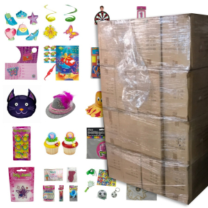 Pallet of 5,633 Mixed Adult & Kid's Party Stock - Birthdays, Weddings, Hen Do