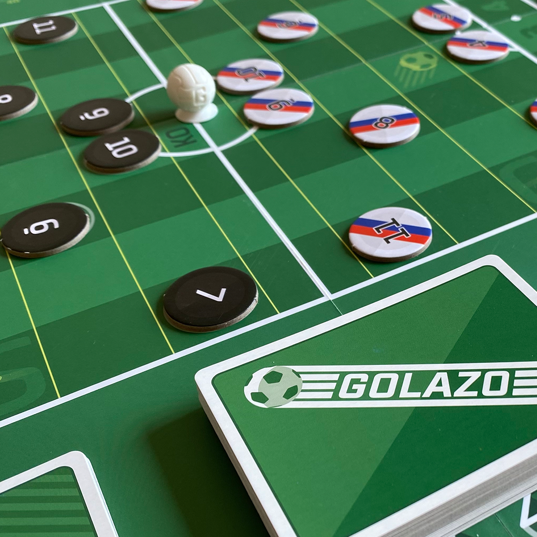 100 copies of Golazo: football board game