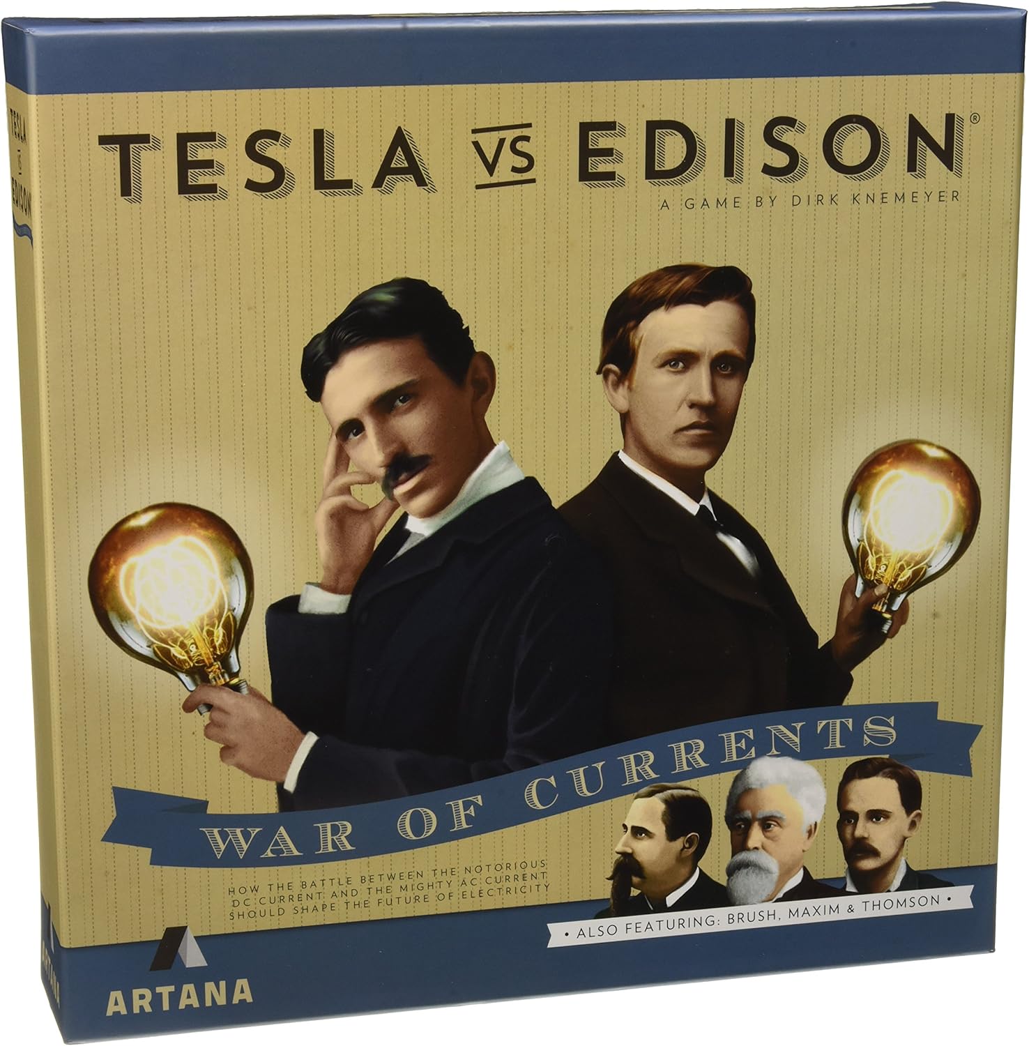 Tesla vs Edison War of Currents Educational Board Game