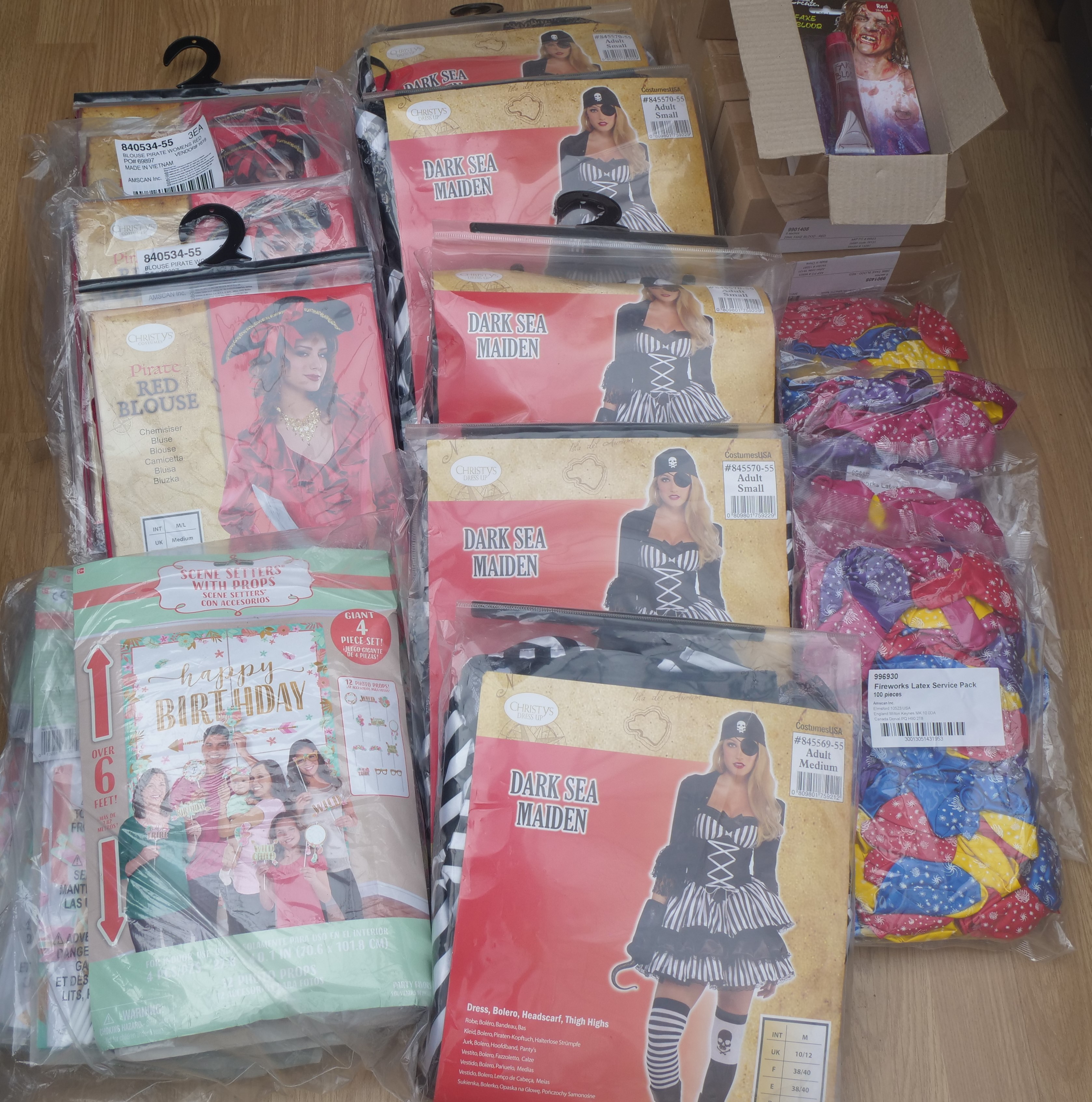 73 Items Christy's / Amscan Fancy dress & Party items