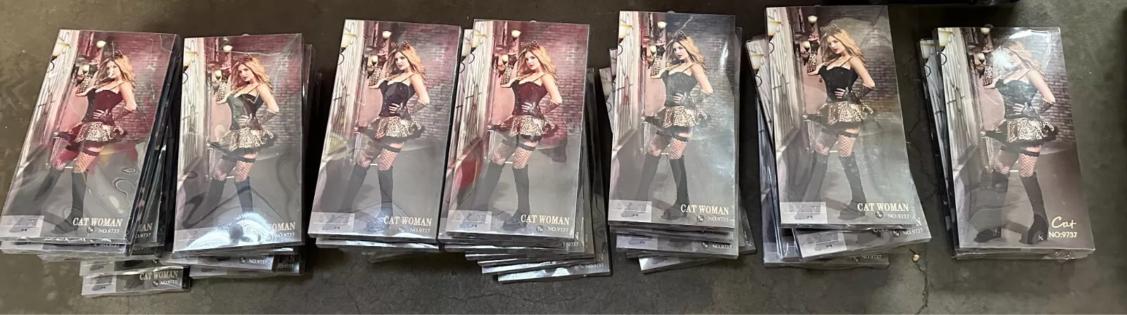 Wholesale Job Lot 59x Sexy Lingerie - Cat Women/Pirate - All sizes - Brand New