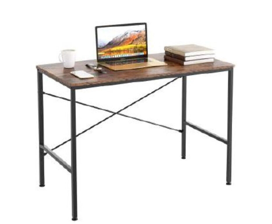 10 x New Computer Desk Workstation Home Office Table PC Study Gaming Brown Black Sealed Box