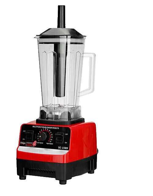6 x Commercial Food Blender Heavy Duty Kitchen Mixer Milkshake Smoothie 2 L 4500W