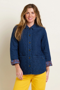 One Off Job Lot of 6 Brakeburn Women's Bradford Quilted Denim Jacket