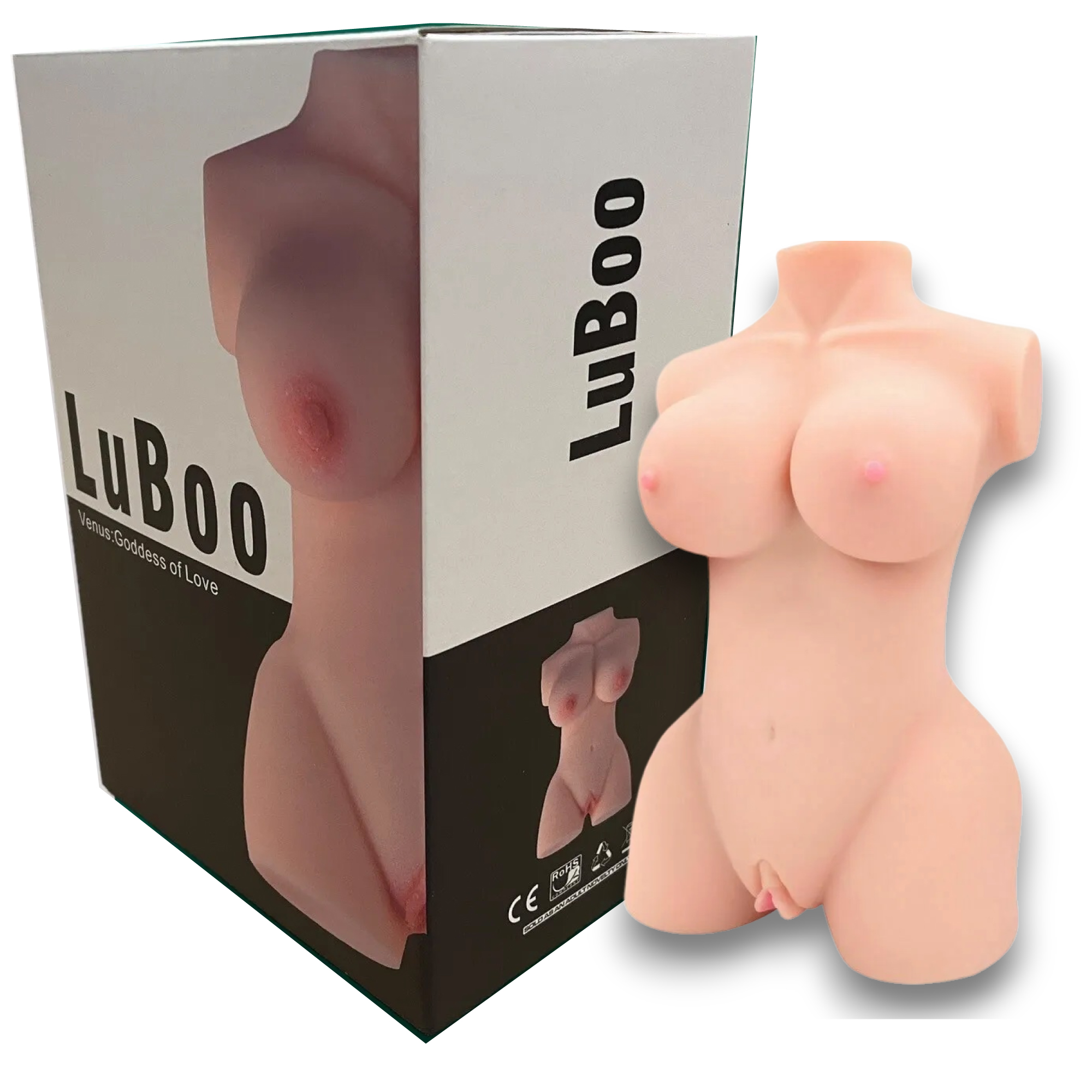 Sex Doll For Men Male Masturbator Toy Realistic Vagina Anal Silicone w/ Breasts 1.8Kg