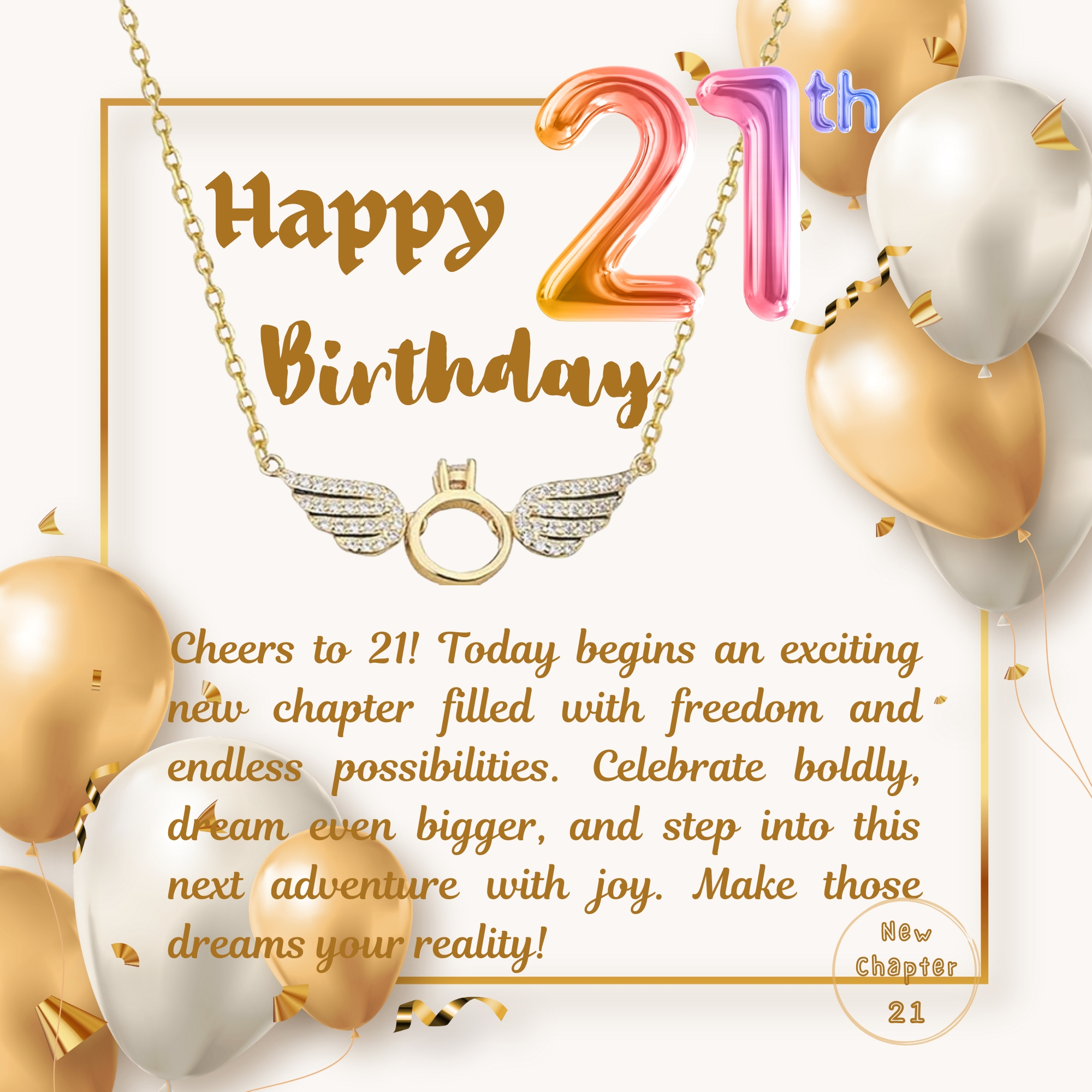 12 Sets-Angel Wings Necklace for Her 13th 16th 18th 21st Birthday Gifts Personalised Message|GCJ732-Birthday|UK SELLER