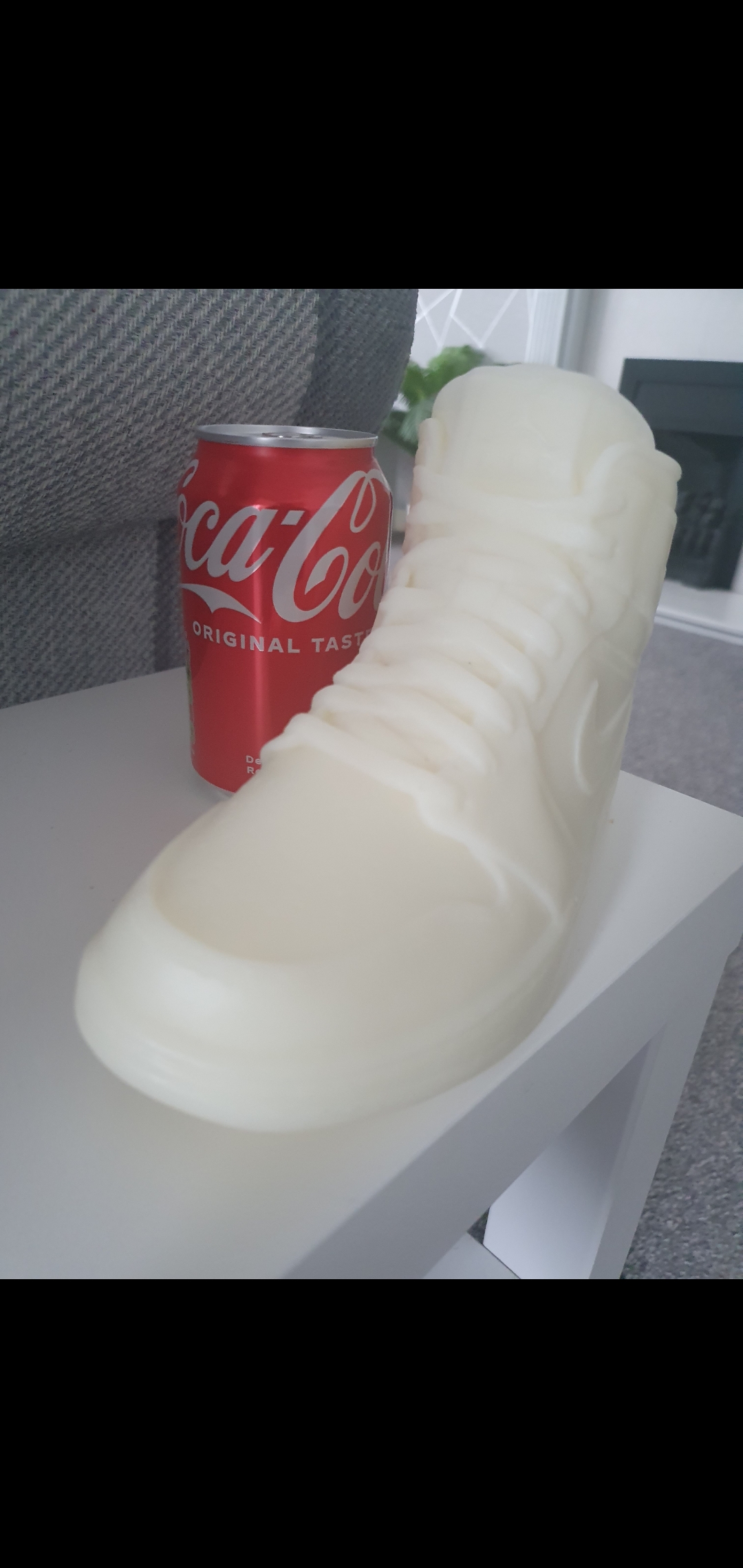 Huge scented trainer candles 