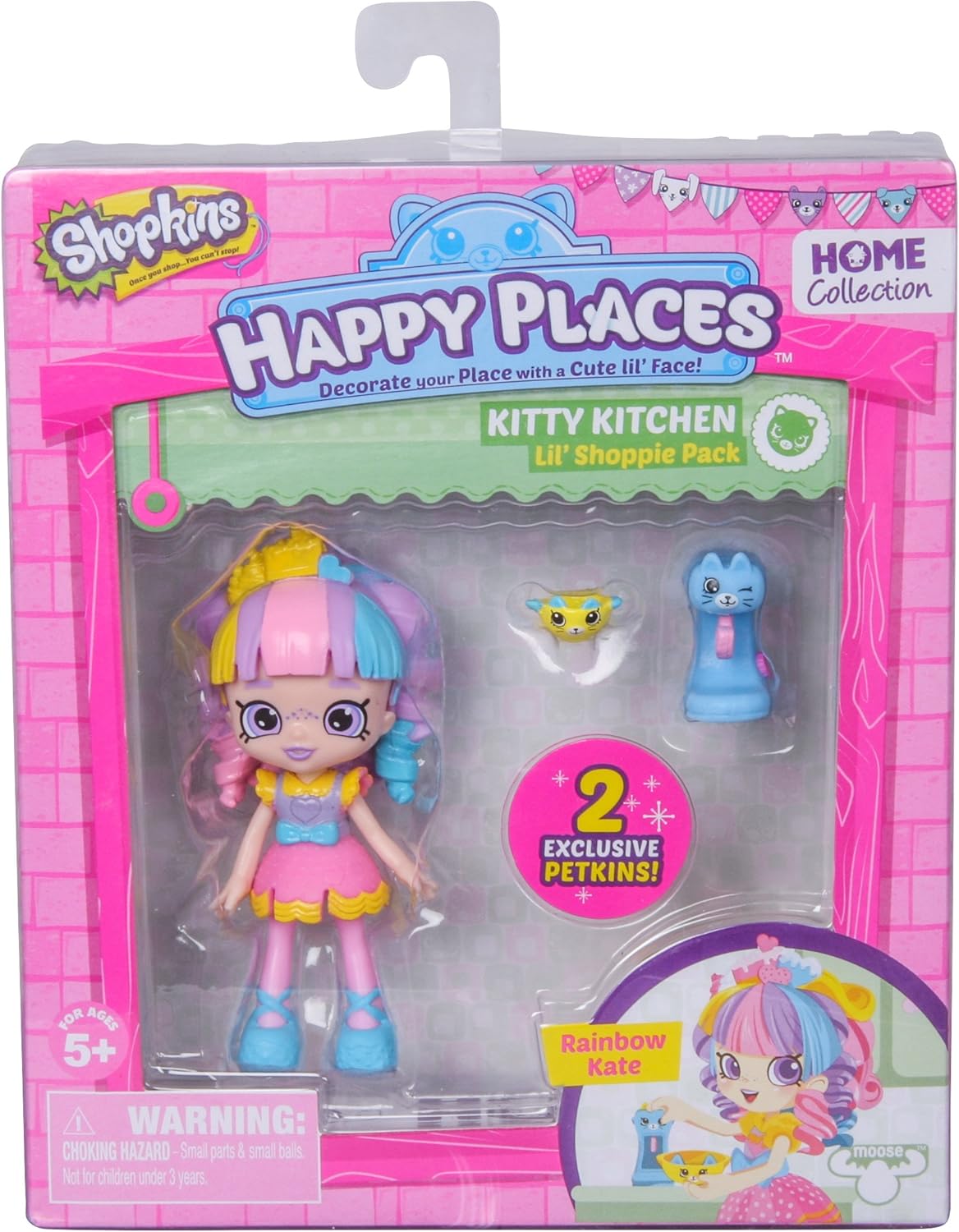 Shopkins Happy Places Lil Shoppie Doll Pack - Rainbow Kate 