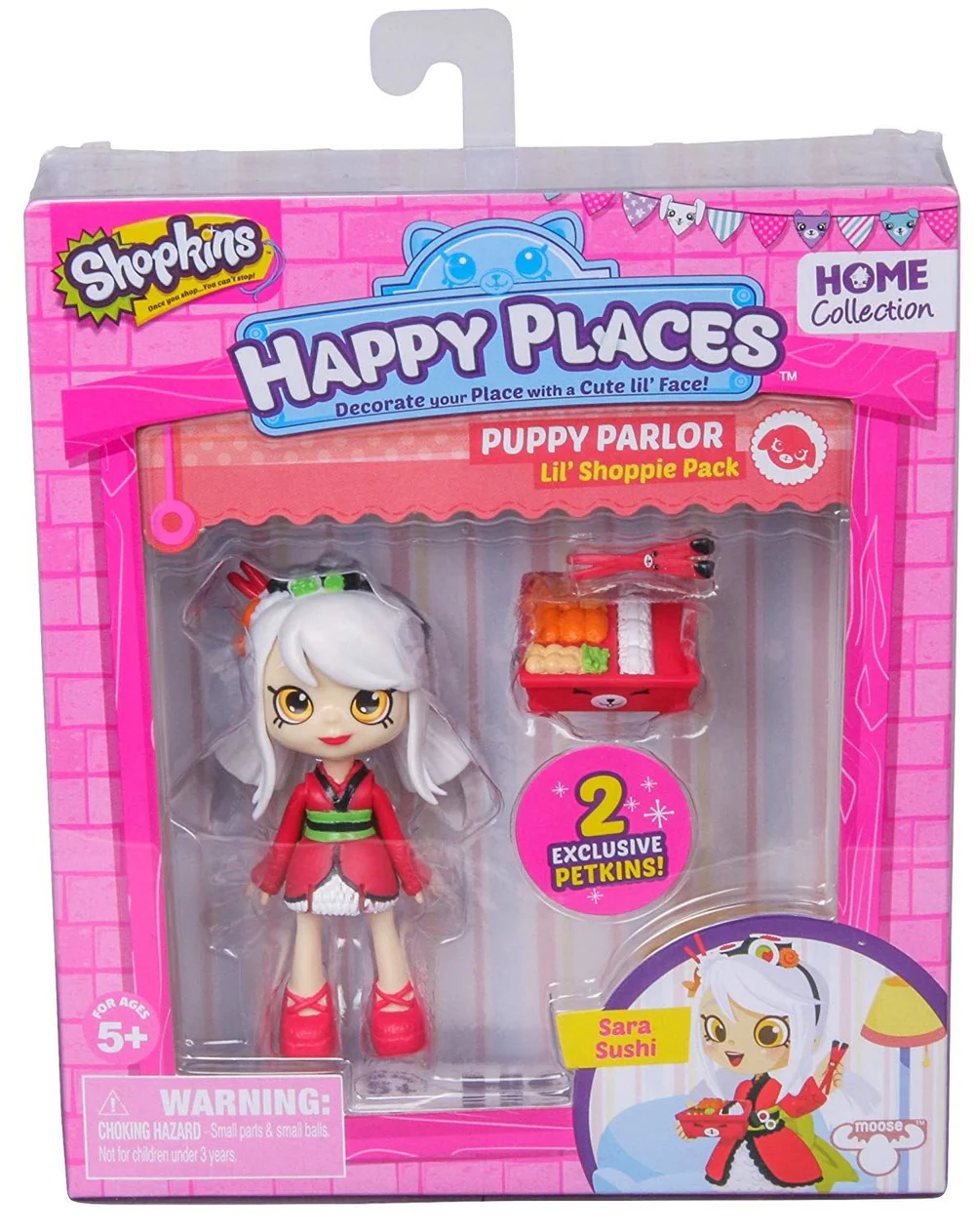 Shopkins Happy Places Lil Shoppie Doll Pack - Sara Sushi