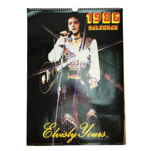 Wholesale Job Lot of 50 Official Elvis Presley Vintage 1986 Calendars