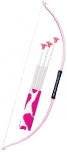30 x Amscan Party Posse Kids Bow and Arrow Pink and White 50CM