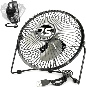 One Off Job Lot of 10 TS Mini USB 6-inch Desktop & Hanging Cooling Fan