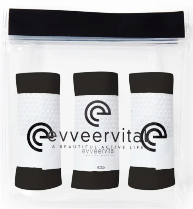 Ladies Thongs in presentation pack by Evveervital 100 packs x 3 in each pack