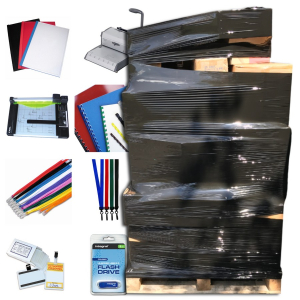 Pallets of 3,639 Boxes & Units of Office Stationery Stock