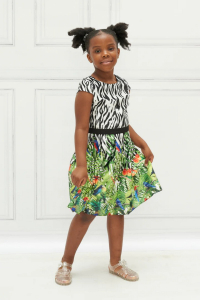 Wholesale Job Lot of 10 Kokovee Animal Print Silky Dress