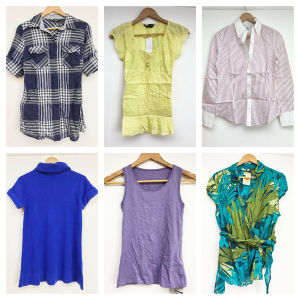 One Off Job Lot of 49 Ladies Debranded Tops - Mixed Designs!
