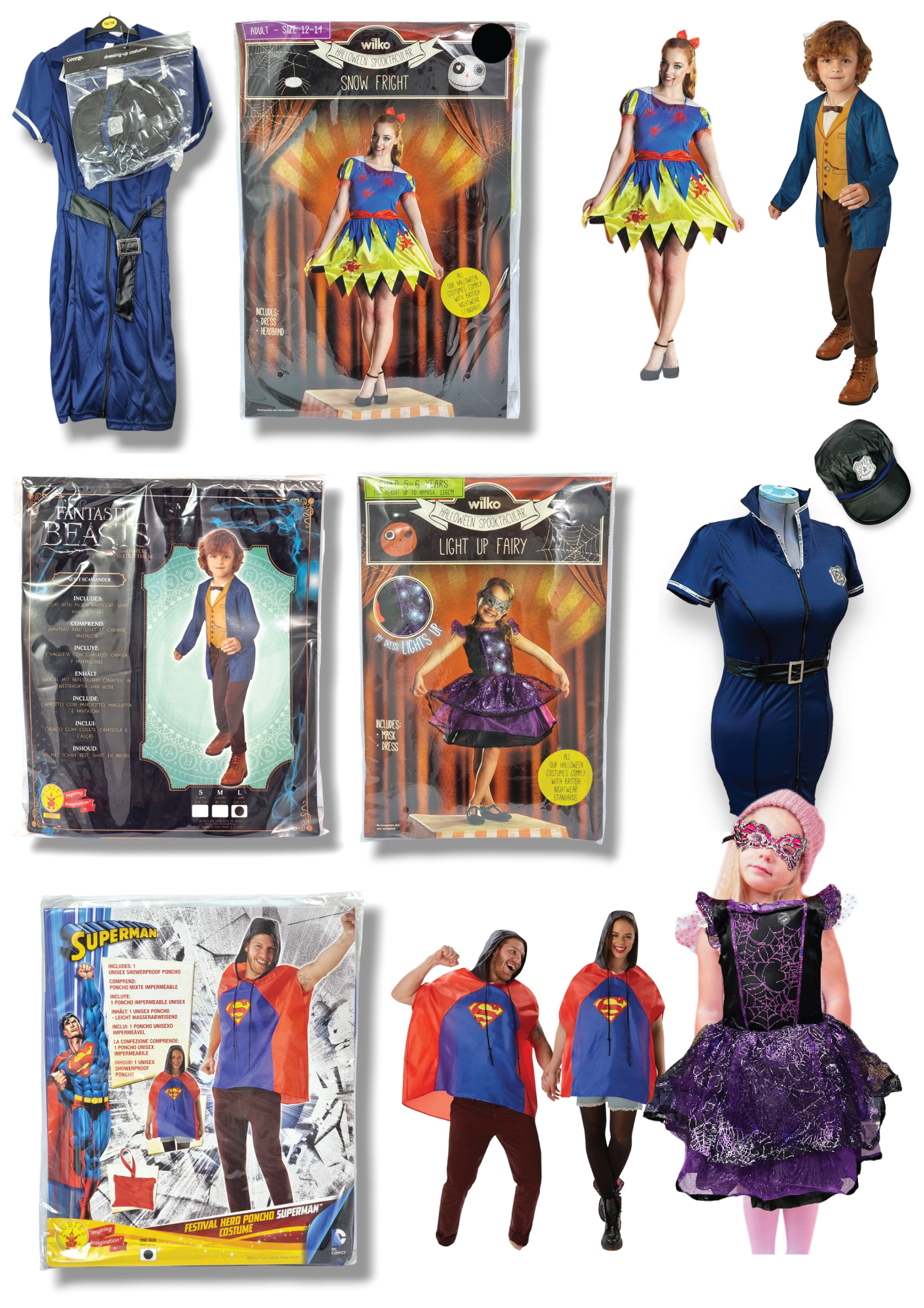 Huge Joblot of Fancy Dress Costumes – Over 1,200 Units – Ideal for Resale, Events & Seasonal Promotions