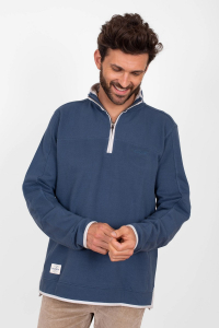 One Off Job Lot of 6 Brakeburn Men's Quarter Zip Pique Sweatshirt