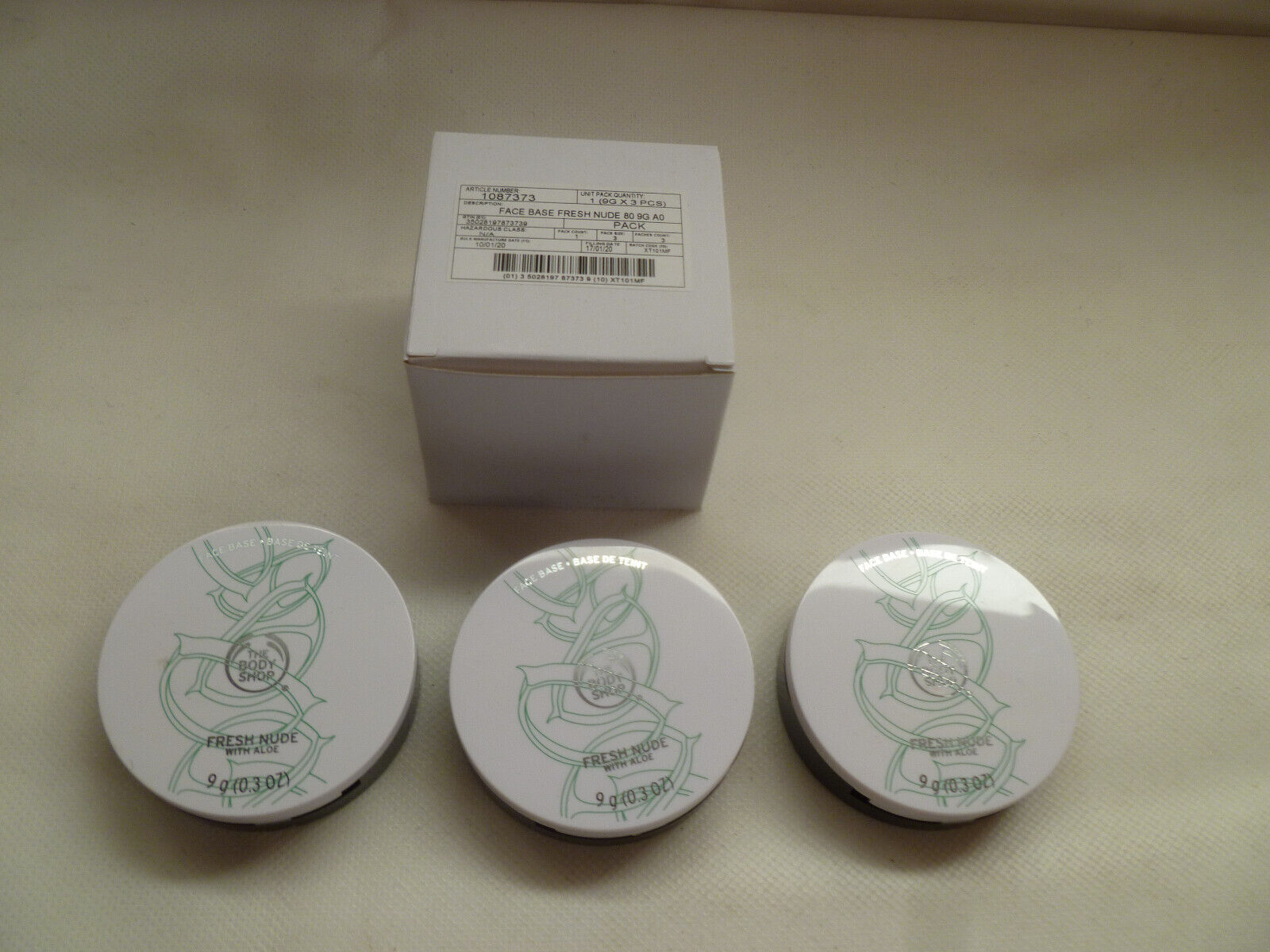 72 x The Body Shop Fresh Nude Face Base Aloe Foundation Wholesale Joblot New