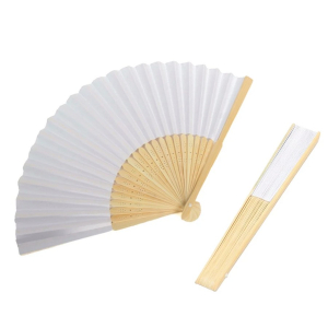 One Off Job Lot of 200 Classic Bamboo Folding Hand Fans