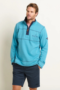Wholesale Job Lot of 3 Brakeburn Men's Blue Marl Quarter Zip Sweat