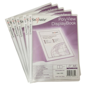 One Off Job Lot of 39 Snopake PolyView 5 Display Book A5 Packs (5pcs)