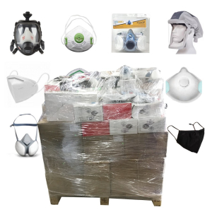 Pallet of 181 Mixed Branded Respiratory PPE & Face Mask Packs