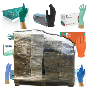 Pallet of 361 Mixed Branded Disposable & Specialist Nitrile Glove Boxes