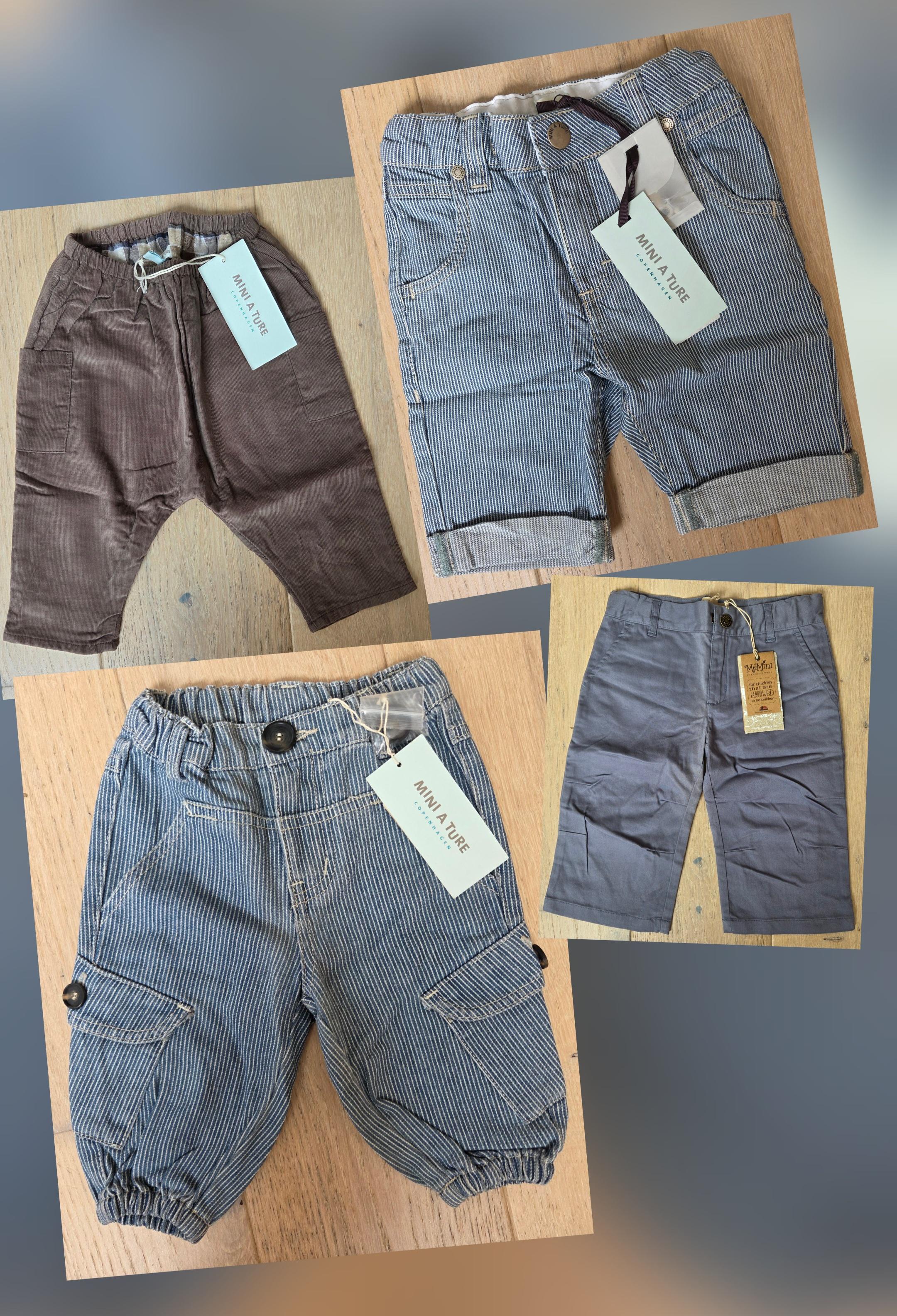 One Off Joblot Of 12 Boys Shorts & Trousers Mini A Ture & MeMini 6m-5yrs ​Chinos, Corduroy, Denim