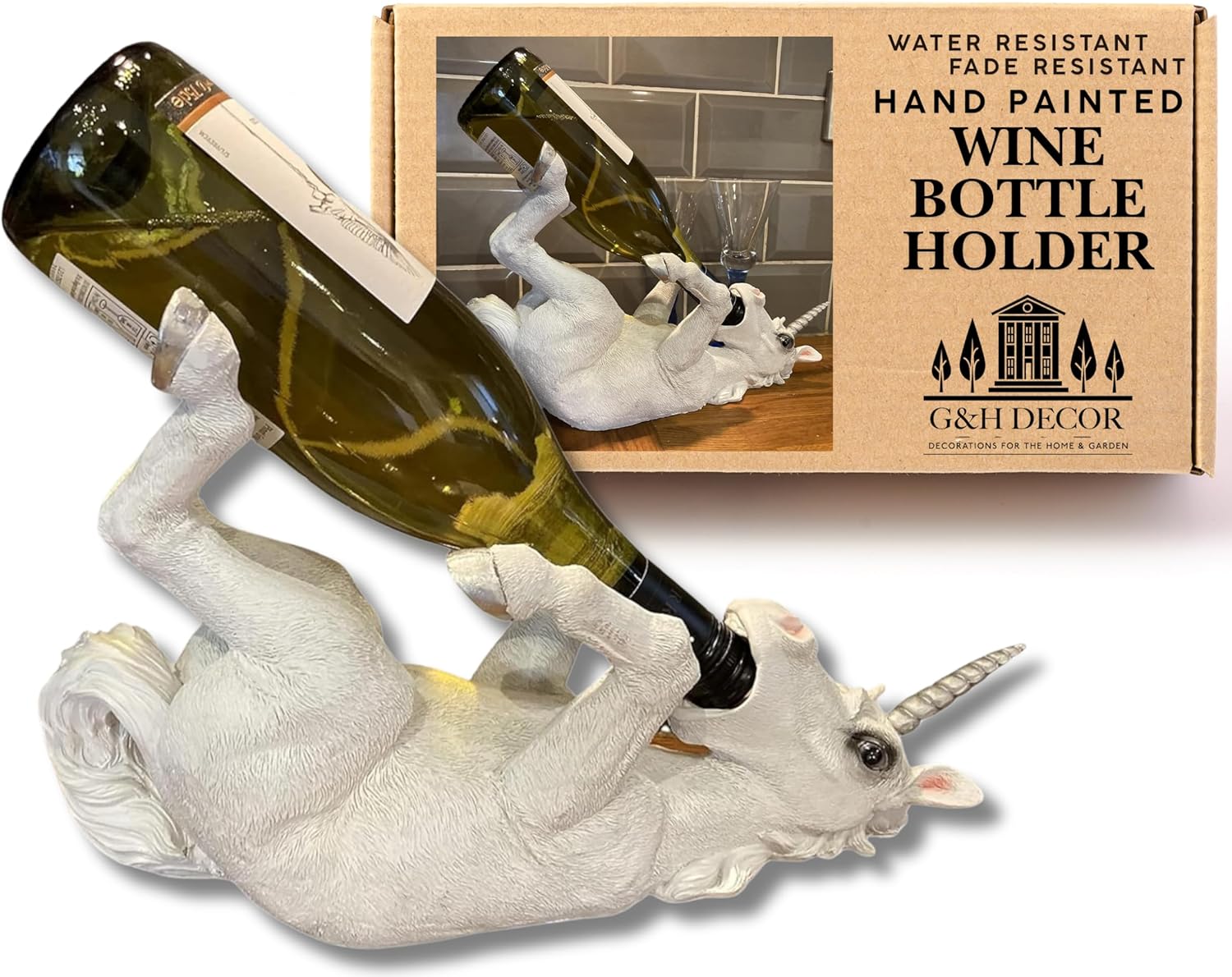 Adorable 38cm Unicorn Wine Bottle Holder