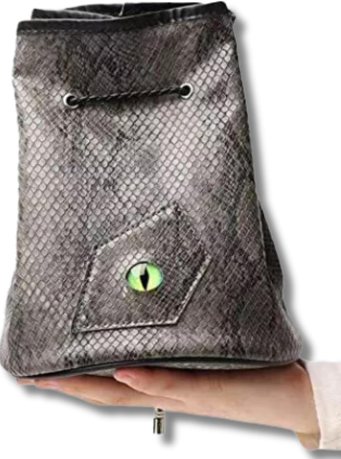 Dragon Eye Dice Bag with Drawstring & 7 Pockets - 500+ Dice Capacity