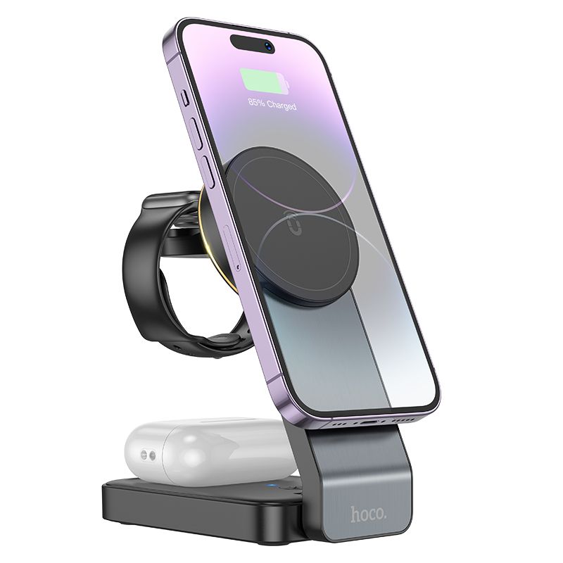 Wireless Charger 3-in-1 for iPhone, AirPods and iWatch, Hoco CQ3 20 pcs