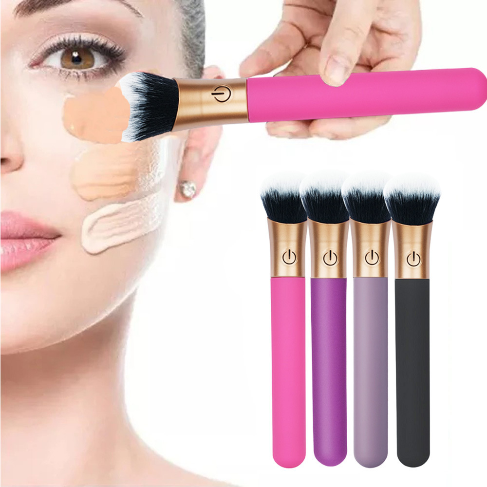 20pcs-Brush Vibrator 2-in-1 Makeup Brush & Personal Massager-Mixed Colour|GCAP211|UK SELLER