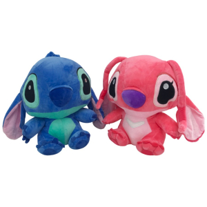 One Off Job Lot of 10 Disney Lilo & Stitch Plush Teddies - Stitch & Angel
