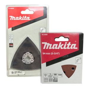 One Off Job Lot of 27 Makita Sanding Sheets & Delta Plates